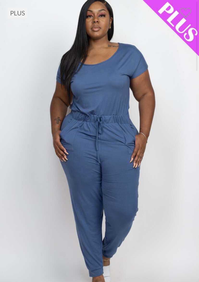 Drawstring Jumpsuit