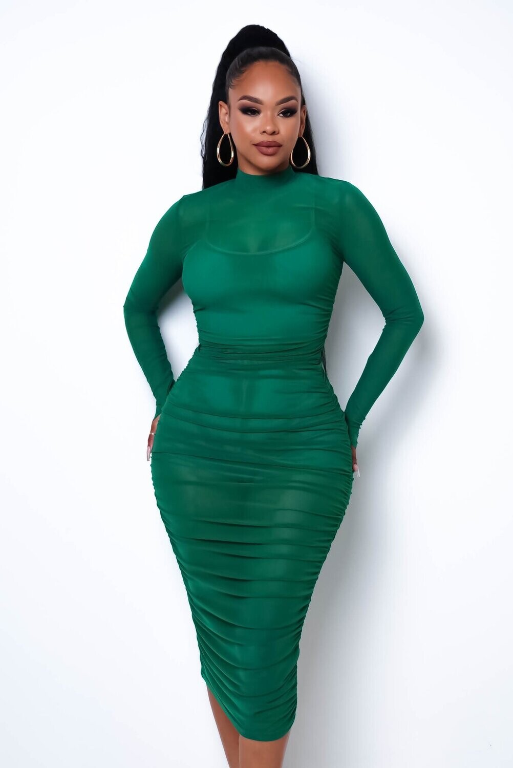 Seeing Green 3pc Dress
