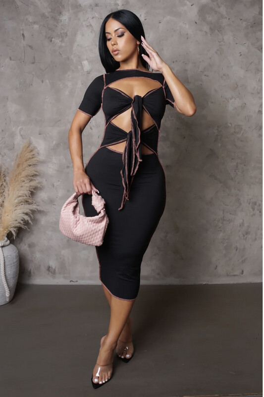 Black Midi Dress