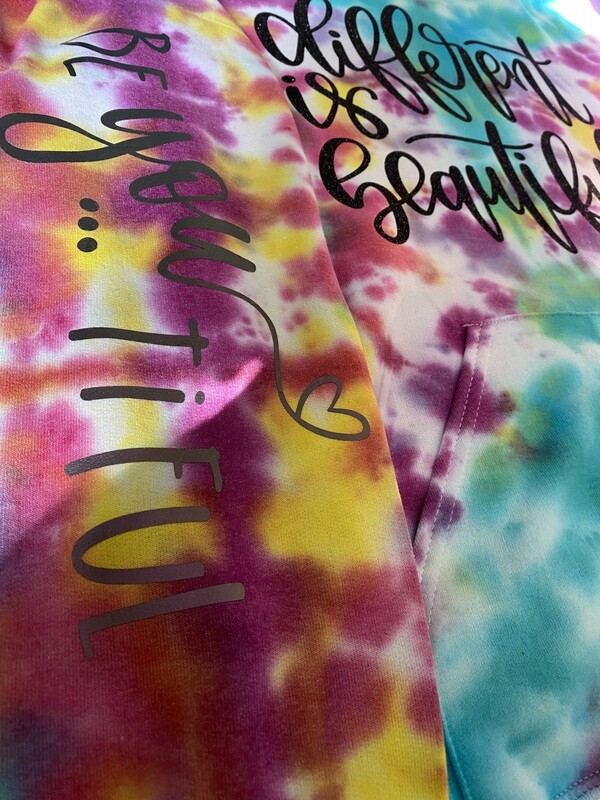 Customized Tie Dye You’re Beautiful hoodie
