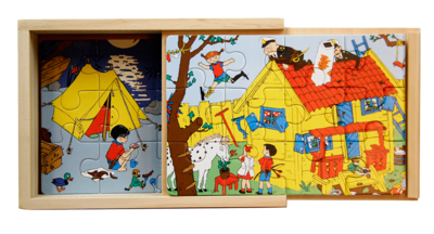 Pippi Lonstocking Tray Puzzle