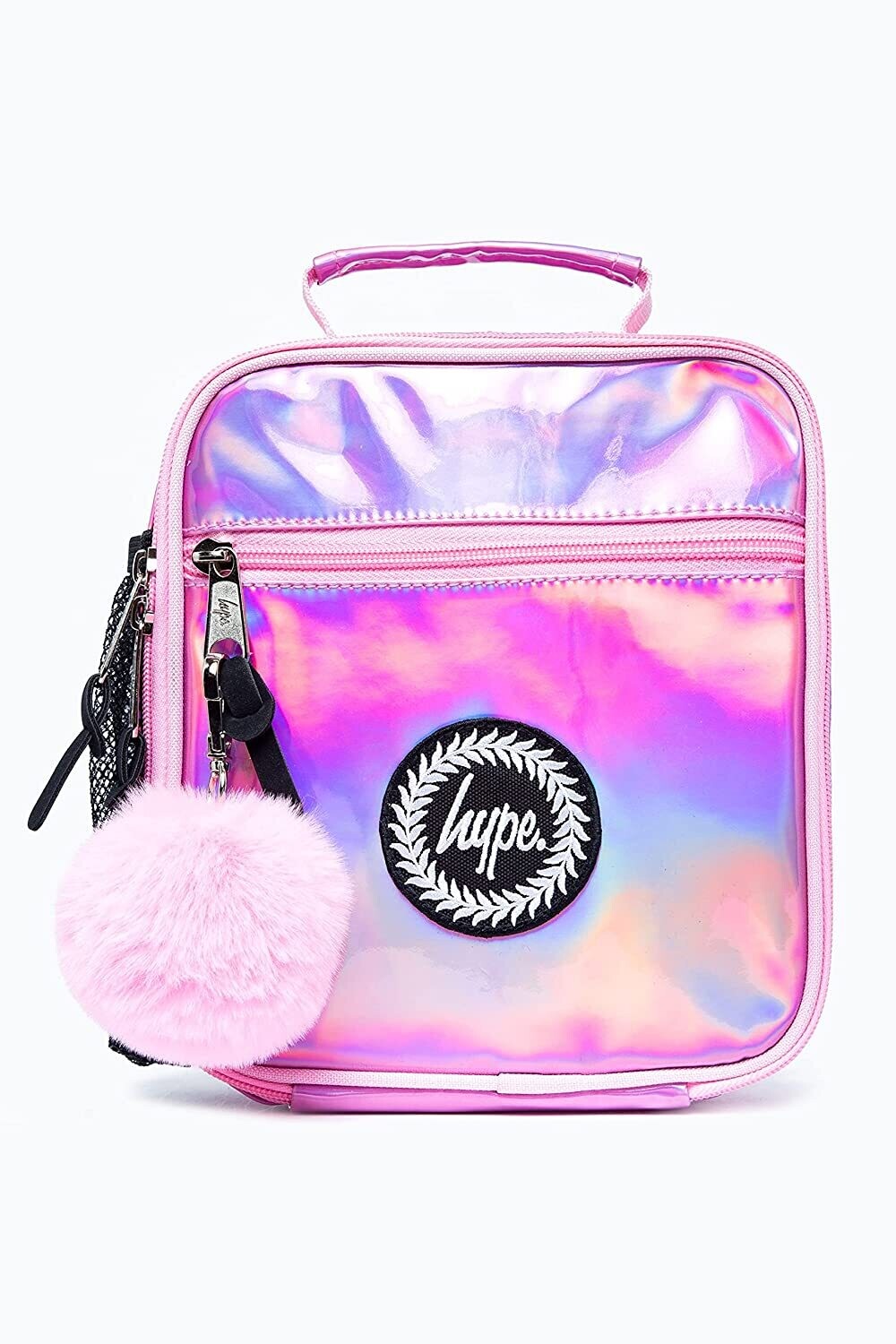HYPE PINK HOLOGRAPHIC LUNCH BAG - One Size / Multi