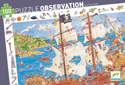 Pirate Puzzle Observation 100