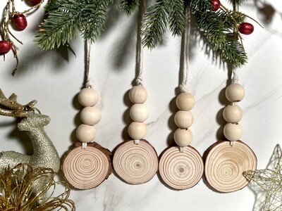 Simple Wood Slice Ornament