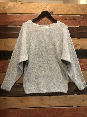 Apricot Silver Sparkling Sweater