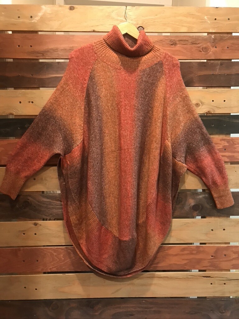 Rust Tunic Sweater