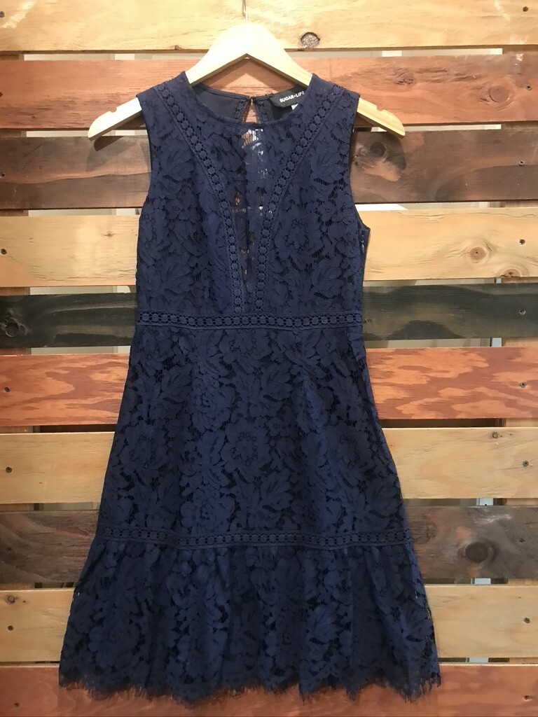 SL Sweetheart Lace Mini Dress