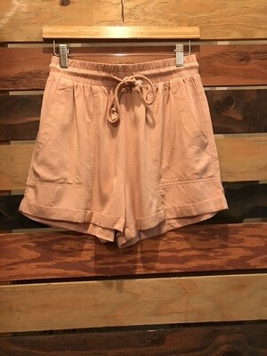 Mystree Pink Cuff Shorts