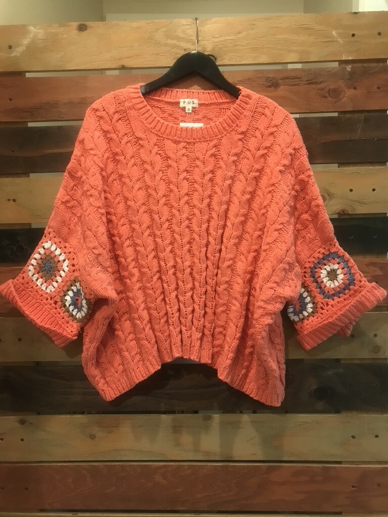 POL Hand Crochet Sweater
