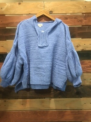 POL Icy Blue Pull Over Sweater