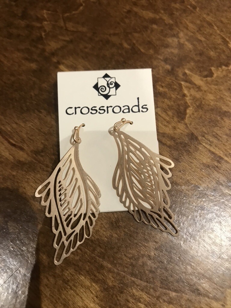 Crossroads Angel Wings-Gold