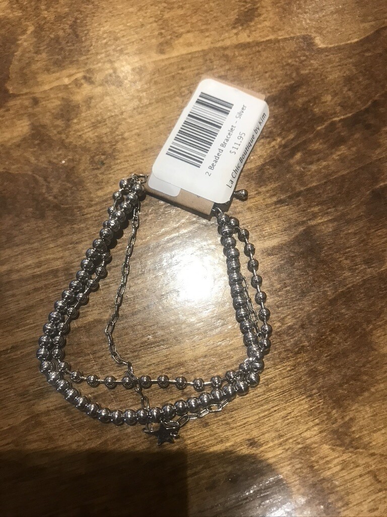 2 Beaded Bracelet