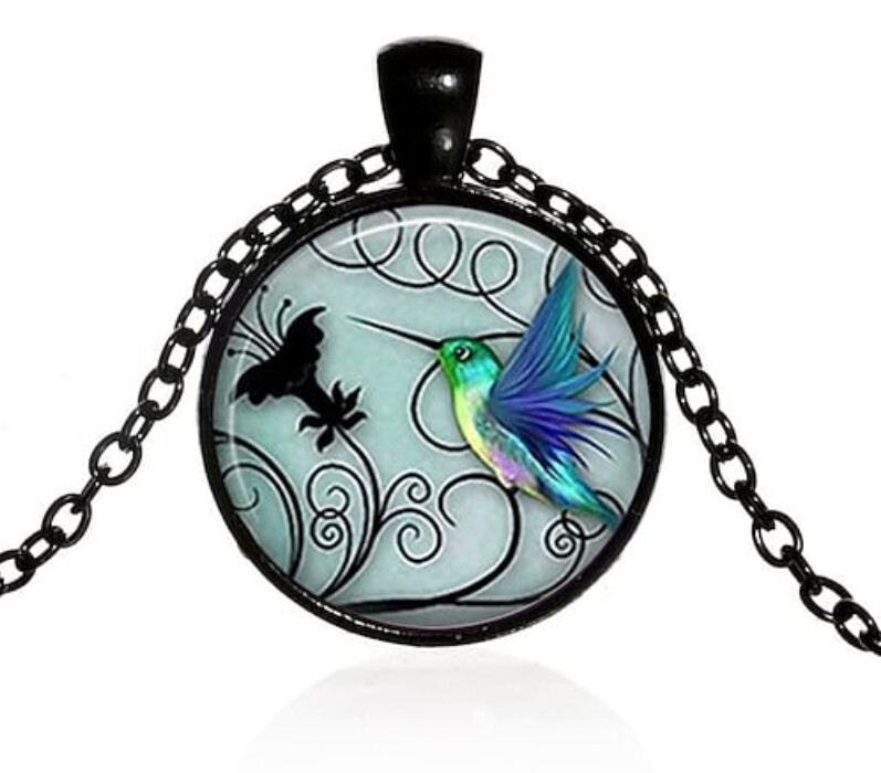 Hummingbird necklace