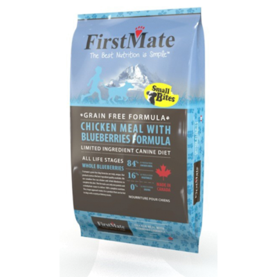 FirstMate Dog Chicken Blueberries Small Bites 5 lb