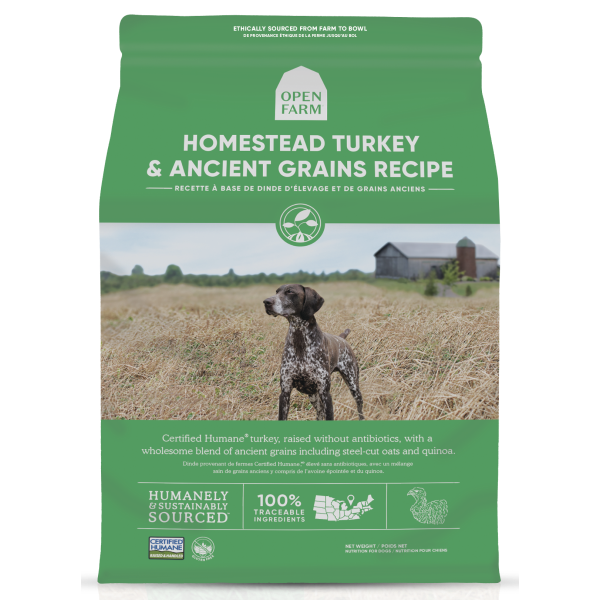 OPEN FARM DOG TURKEY ANCIENT GRAIN 4LB