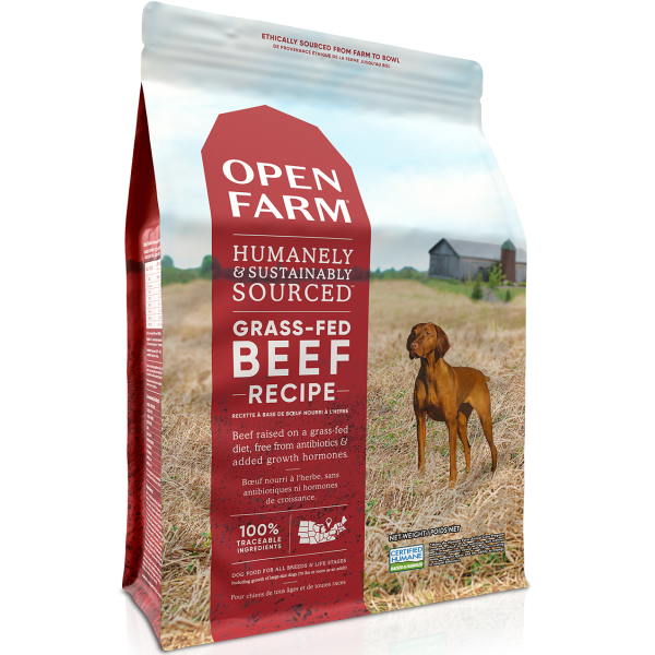OPEN FARM DOG GRASS FED BEEF 4.5LB