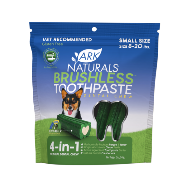 ARK NATURALS BRUSHLESS TOOTHPASTE DENTAL CHEWS 12oz - SMALL