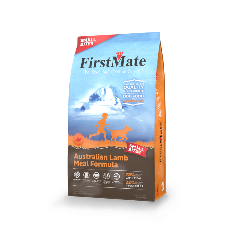 FIRSTMATE DOG LID AUSTRALIAN LAMB SMALL BITES 4lb/1.81kg