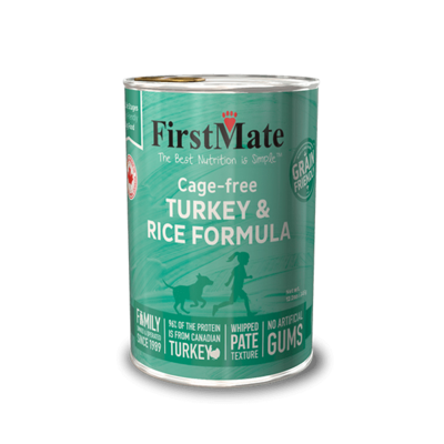 FIRSTMATE CAGEFREE TURKEY & RICE CAN 12.2OZ