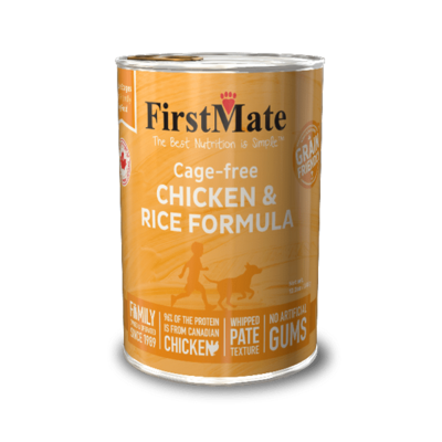 FIRSTMATE CAGEFREE CHICKEN & RICE CAN 12.2OZ