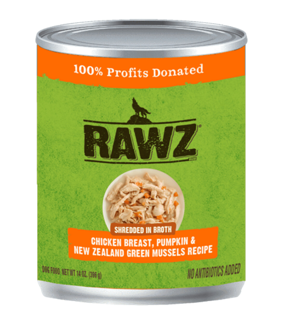 RAWZ SHREDDED CHICKEN/PUMPKIN/NZGM DOG