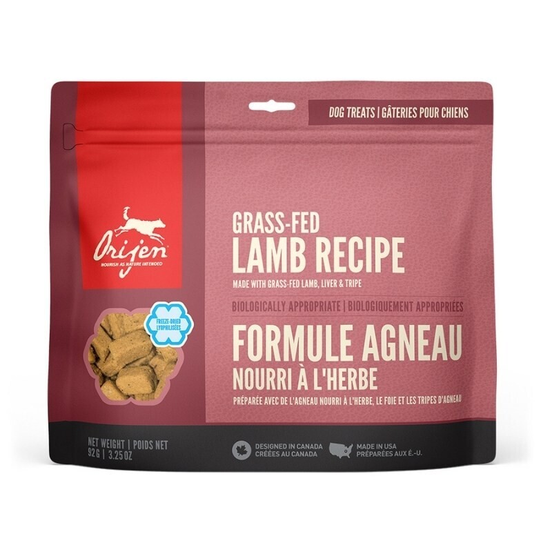 ORIJEN FREEZE DRIED LAMB TREATS 92G