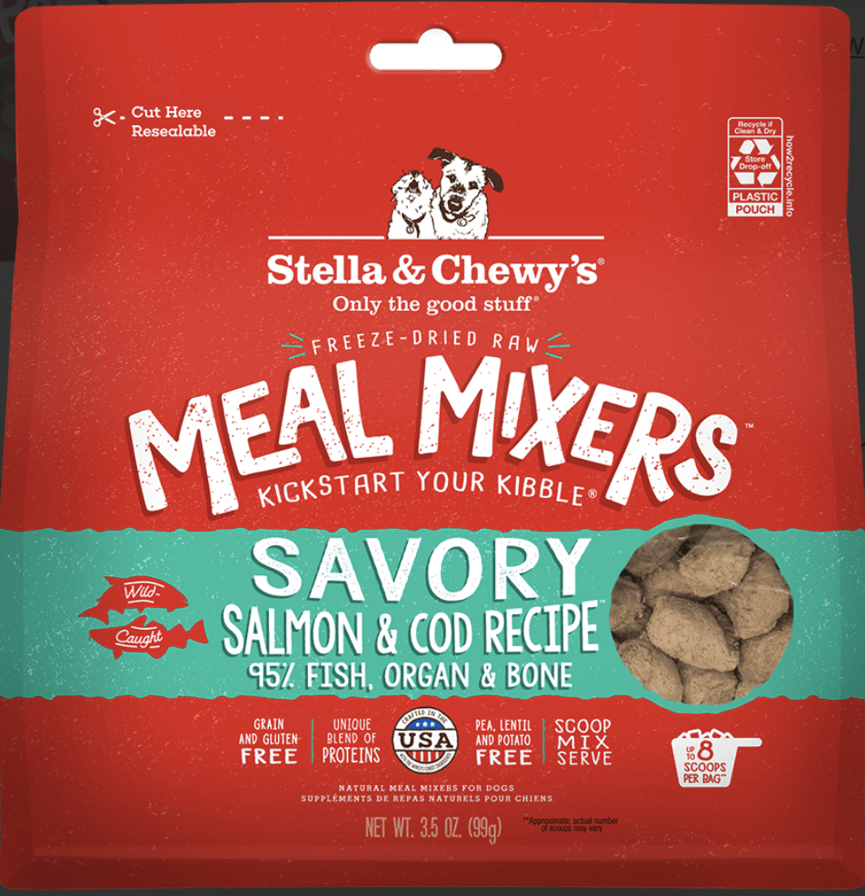 STELLA & CHEWY MEAL MIXERS SAVORY SALMON & COD 8OZ