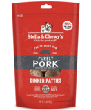 STELLA &amp; CHEWY DOG FREEZE DRIED DINNER PATTIES PURELY PORK 14oz/397g