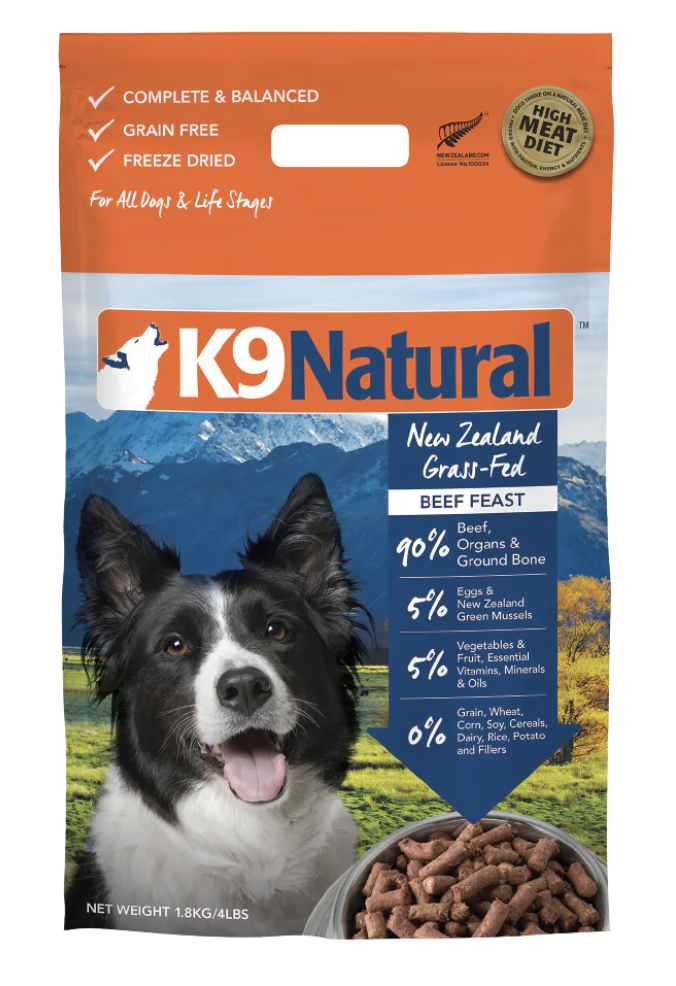 K9 NATURAL BEEF FEAST 500G