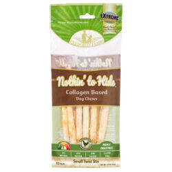 NOTHIN TO HIDE TWIST STICKS CHICKEN SMALL 10PK