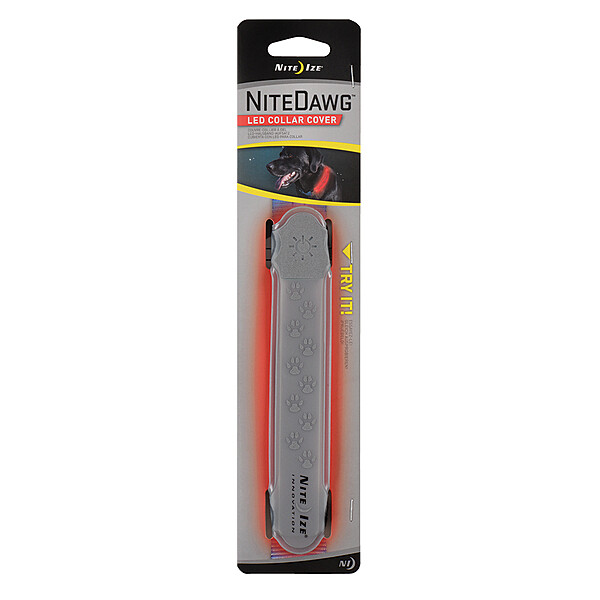 NITE IZE NITEDAWG LED COLLAR COVER GRAY