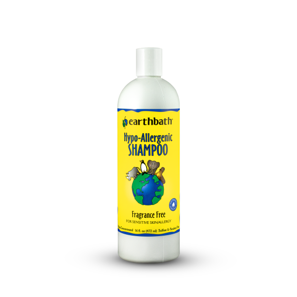 EARTHBATH HYPOALLERGENIC SHAMPOO FRAGRANCE FREE 16fl oz