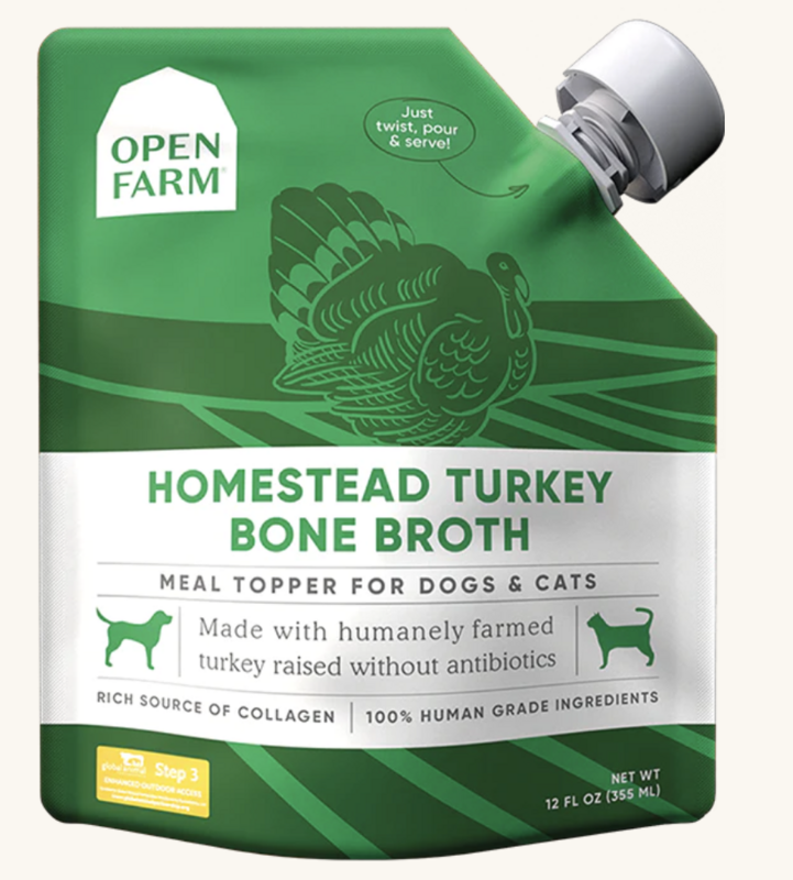 OPEN FARM TURKEY BONE BROTH 12oz