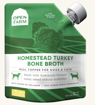 OPEN FARM TURKEY BROTH 12OZ