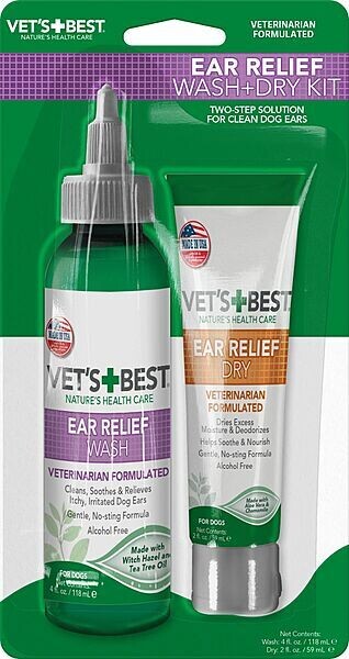 EAR RELIEF WASH & DRY 2PK