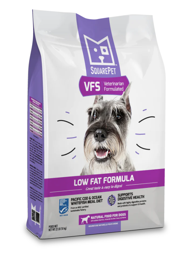 SQUARE PET VFS LOW FAT FORMULA 4.4lb/2kg