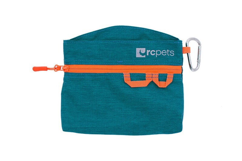 RC PETS QUICK GRAB TREAT BAG HEATHER TEAL
