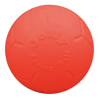 JOLLY PETS SOCCER BALL ORANGE/RED 8&quot;