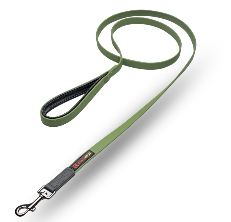 SMELLYDOGZ COMFORT LEAD GREEN 3/4&quot;x6&#39;