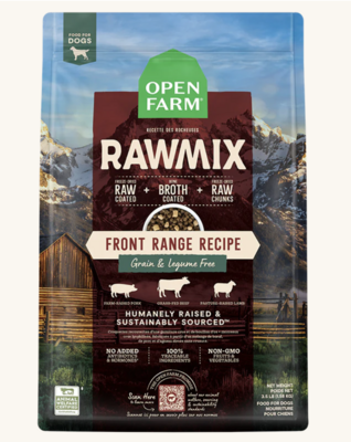 OPEN FARM DOG RAWMIX GF FRONT RANGE 20LB