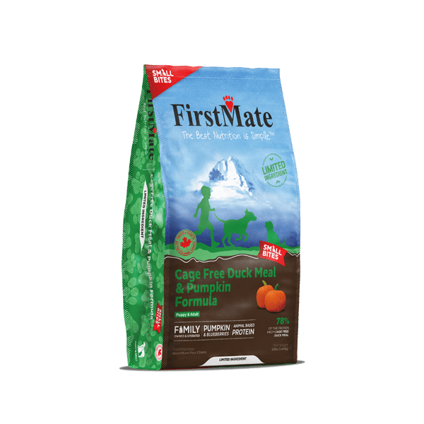 FIRSTMATE DOG LID DUCK &amp; PUMPKIN SMALL BITES 5lb/2.3kg