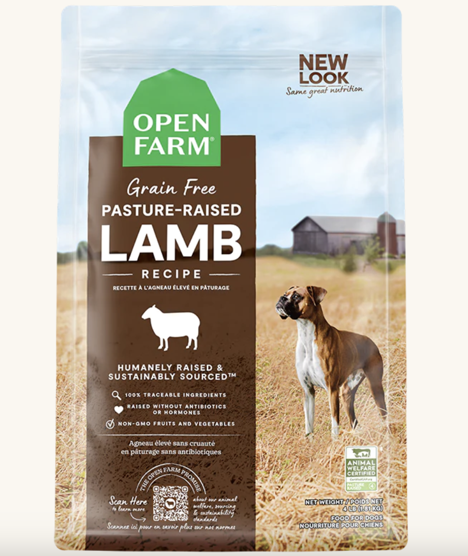 OPEN FARM DOG GRAIN FREE LAMB 4LB
