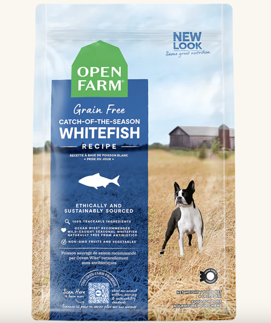 OPEN FARM DOG GRAIN FREE WHITEFISH 4LB
