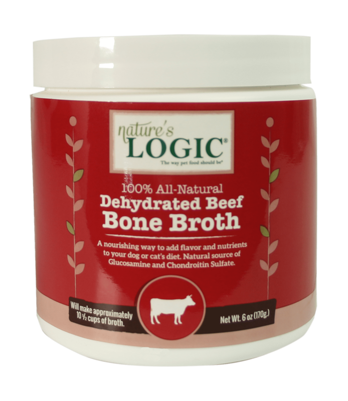 NATURE&#39;S LOGIC DEHYDRATED BEEF BONE BROTH 6oz/170g