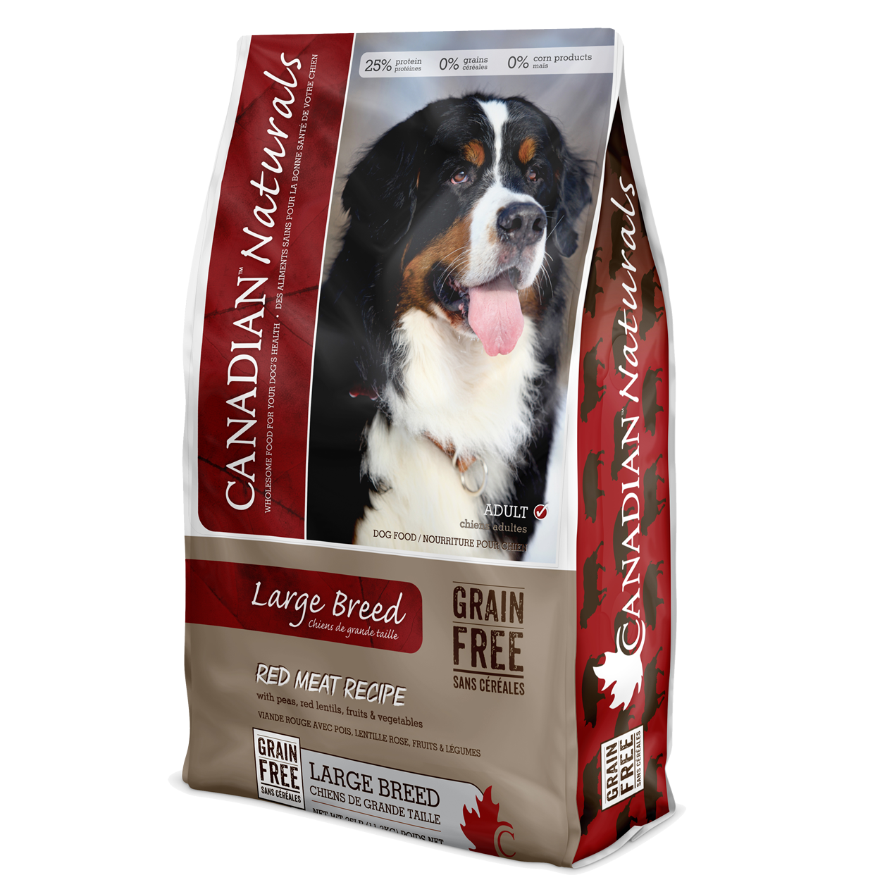 CANADIAN NATURALS GRAIN FREE LARGE BREED RED MEAT 28lb/12.7kg