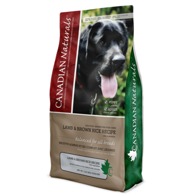 CANADIAN NATURALS LAMB &amp; BROWN RICE 25lb/11.3kg