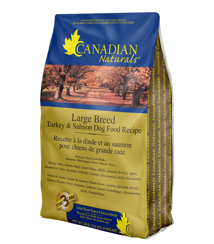 CANADIAN NATURALS TURKEY &amp; SALMON LARGE BREED 30lb/13.6kg