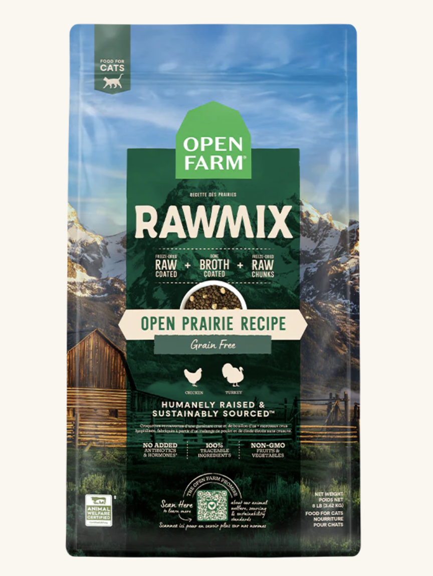 OPEN FARM CAT RAWMIX OPEN PRAIRIE 2.25LB