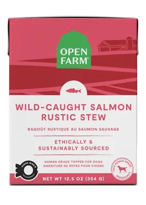 OPEN FARM DOG WILD CAUGHT SALMON RUSTIC STEW 12.5oz/354g
