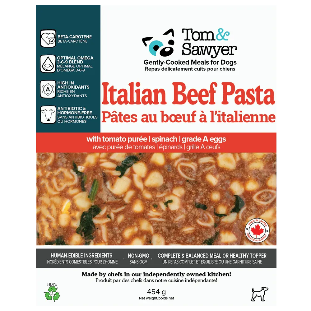 TOM &amp; SAWYER ITALIAN  BEEF PASTA 16oz/454g